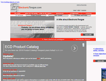 Tablet Screenshot of electronictongue.com